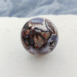 Blue Flower Agate Sphere